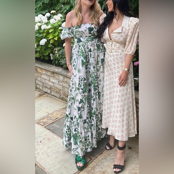 Cara Cara Wethersfield Dress gown in whimsical olive - Picture 4 of 10